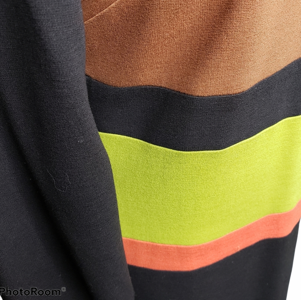 W By Worth Color Block Retro 60's Mod Sheath Dress - image 3